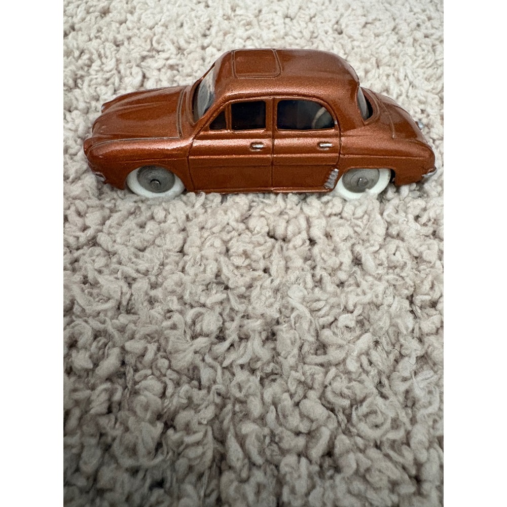 Renault Dauphine Export USA Diecast Model Car Metallic Copper Bronze 1:87 Scale